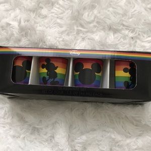 Disney Pride Line LGBTQIA+ Pride 4 Shot Glasses